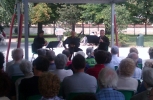 Trio d'Ance Piemontese - concerto al Parco della Villa Tesoriera di Torino, 12 agosto 2012